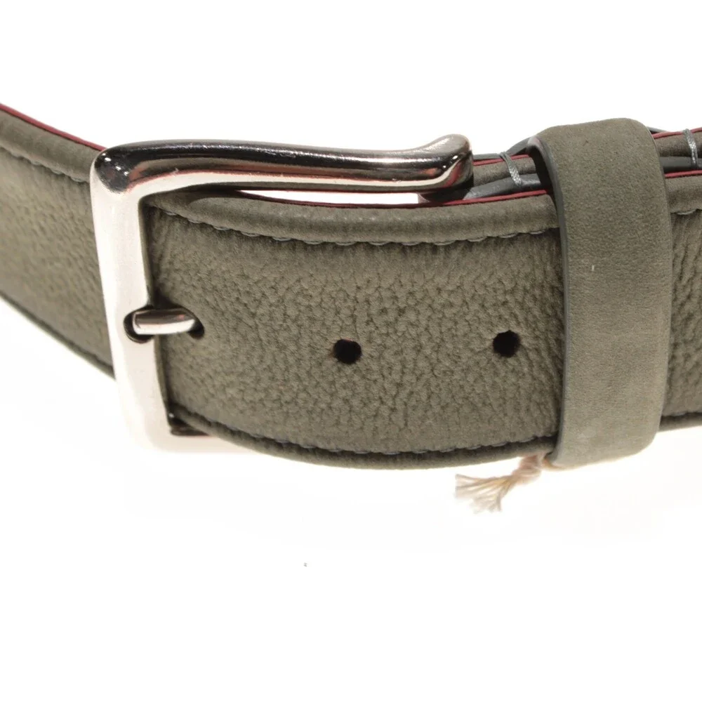 Veneta Cinture NWT Classic Belt Size 100 (US 38) in Green Leather